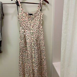 Rachel Rachel Roy Cotton Floral Fit and Flare Dress